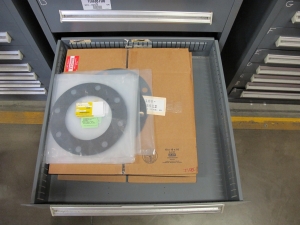 STANLEY VIDMAR HEAVY DUTY 8-DRAWER PARTS CABINET W/ CONTENTS (W-50) LOADING & HANDLING FEE $25-